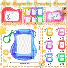 16 Pack Mini Magnetic Drawing Board For Kids  Magnetic Doodle Board Erasable Dra