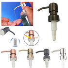 Retro Metal Liquid Soap Dispenser Replacement Soap Pump Lotion Shampoo Pump Bott