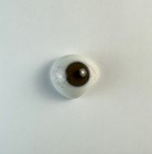 Antique German Hand-blown Human Prosthetic Glass Eye   Brown Eye 
