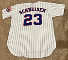 2004 Montreal Expos Size 52 Authentic Autographed Home Jersey---brian Schneider