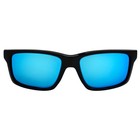 Islander Eyes Roatan Polarized Sunglasses Square Black Frame W  Blue Mirror Lens