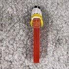Vintage Pez Indian Chief Dispenser Made In Hong Kong 1960 s No Feet