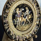 Greek Fakiolas Decor Plate 24k Gold Hand Made In Greece 6 75    Greek Collectable