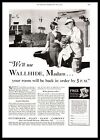 1934 Wallhide Paint   Varnish Milwaukee Interior Decorator Color Rule Print Ad