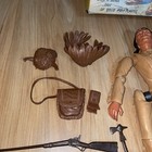 Vintage Marx Chief Cherokee  Johnny West Cowboy Figures With Horse   Accessories