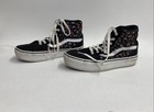 Vans Sk8 Hi Ditsy Floral Black Skate Shoes Youth Size 4