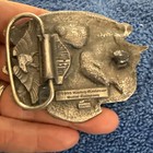 Vintage Harley Davidson Belt Buckle American Ingenuity Pewter 1995 42