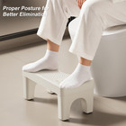 6 7 Inch Toilet Stool Squat Adult  Poop Stool For Bathroom  Non-slip Squatting P