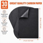 Black Carbon Paper For Tracing - 30pcs Graphite Transfer Paper  A4