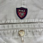 Vintage Polo Ralph Lauren Crest Logo Golf Pants Men 31x29 Khaki Made In Usa