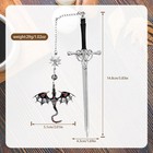 Fourth Wing Dragon Bookmark  Fantasy Sword Bookmark  Book Marks For Reading Men 