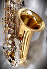 Bundy Gold silver Alto Sax W bundy Case   Rico Royal A3 Mpc  - Excellent
