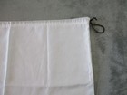 Coach Nylon Dust Cover Bag Large White Black 23  Storage 23x19 Drawstring Satin
