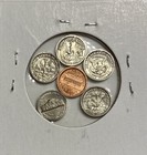 Getting Smaller And Smaller And Smaller - Tiny Modern U s  Coins Set In Holder  