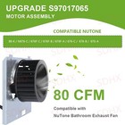 S97017065 Bathroom Exhaust Fan Motor Blower Kit For Nutone Broan  676a 676b 676c