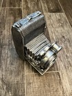 American Retro Vintage Camera Sculpture Tabletop Home Office Decoration Silver