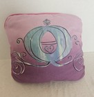 Classic Cinderella Disney Princess Pillow Purple Size 13x13x4 Square