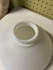 10  Vtg Corning Diffuser Torchiere Milk Glass Waffle Lamp Shade 2 75   fitter