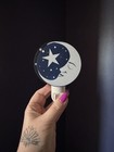 Vintage Tri Coastal Design Celestial Moon Stars Night Light  Works