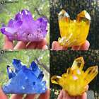 Natural Colorful Quartz Cluster Crystal Gem Stone Healing Mineral Specimen Reiki