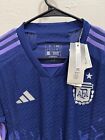 Hb9657 - Adidas Men Argentina World Cup 2022 Authentic Jersey Away