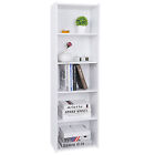 5-tier Reversible White Open Shelf Bookcase  Bookcase Bookshelf Storage Home