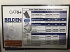 Belden 2413   100 Ft Cat 6  Plenum Cable  yellow  Cut From Master Roll