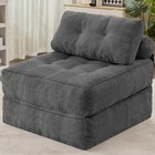 3-in-1 Convertible Futon Sofa Bed W  Lumbar   Bolster Pillows Cozy Comfort New