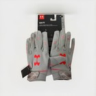 Under Armor Youth Medium  Large F7 Gluegrip Football Gloves Limited Edition Gray