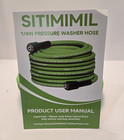 Pressure Washer Hose 50 Ft 1 4  3100 Psi  Kink Resistant   Super Flexible New