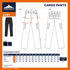 Portwest C701 Workwear Safety Cargo Pants In Protective Kingsmill With 6 Pockets