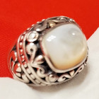 Witch Owned Sterling Filigree Ring  Gothic Symbolic Talisman Of Power   Presence