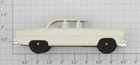 Lionel 6414-25 White Repro Automobile With Chrome Bumpers