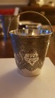 Persian Solid Silver Miniature Shot Bucket 