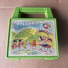 Vintage 1983 Fisher Price Toyland Wind Up Music Box Toy Radio Works Green Yellow