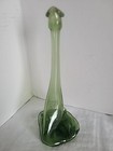  green 8 5 In  Bottle Vase art Glass