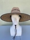 Wholesale Lot Of Straw Hats With Adjustable String One Size Unisex Beach Natural