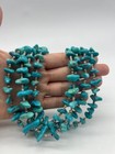 Vintage Antique Native American Jewelry Turquoise Beaded 29  Necklace