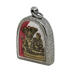 Lord Vishnu Lakshmi Goddess Ananta Naga Shesha Amulet Pendant Stainless Case