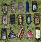 Vintage Lot Of 15 novelty Butane Lighters being Sold As Is   Untested Pre-owned