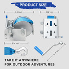 Heavy Duty Boat Winch  4500 Lbs Capacity  All Steel Construction With 2 Inch    