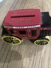 Wells Fargo Stagecoach Coin Bank With Key