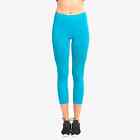 Capri Leggings Yoga Pants Cropped Seamless Women Solid Capris Stretchy Women