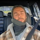 Trtl Travel Pillow Head Support Airplane And Travel Pillow Black