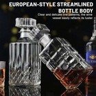 Liquor Whiskey Decanter Vintage Glass Crystal Bottle Wine Stopper Bar Scotch Rum