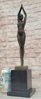 Signed Bronze Art Nouveau Deco Chiparus Statue Figurine Sculpture Art Artwork
