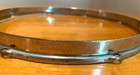 Vintage Slingerland Engraved Radio King Era Cob  14 Snare Rim Hoop 8 Lug Batter