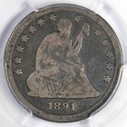 1891-o Seated Quarter   Pcgs G06   Nice And Original 