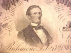 Scarce Civil War 1864 Richmond Va Csa Confederate  50 Dollar Note  m941