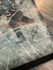 San Jose Sharks Presidents    Trophy Autographed Poster Teal White 2008   09 Nhl